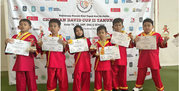 Ikuti Kejuaraan Chusnan David Cup 2023, Sekolah ini Raih 13 Medali