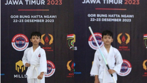 Atlet SD Muhammadiyah 11 Surabaya Sumbang Dua Medali Kejuaraan Provinsi Jatim Kickboxing 2023